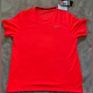 Nike Bright Red Dri-FIT Running Shirt